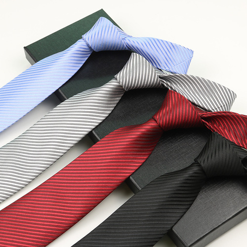 Tie for men 8cm solid color black blue red gray business office professional groom security tie wholesale