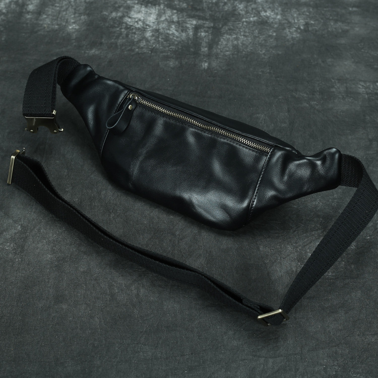 Herren Brusttasche Aus Echtleder Für Freizeit Und Sport_voghion.com