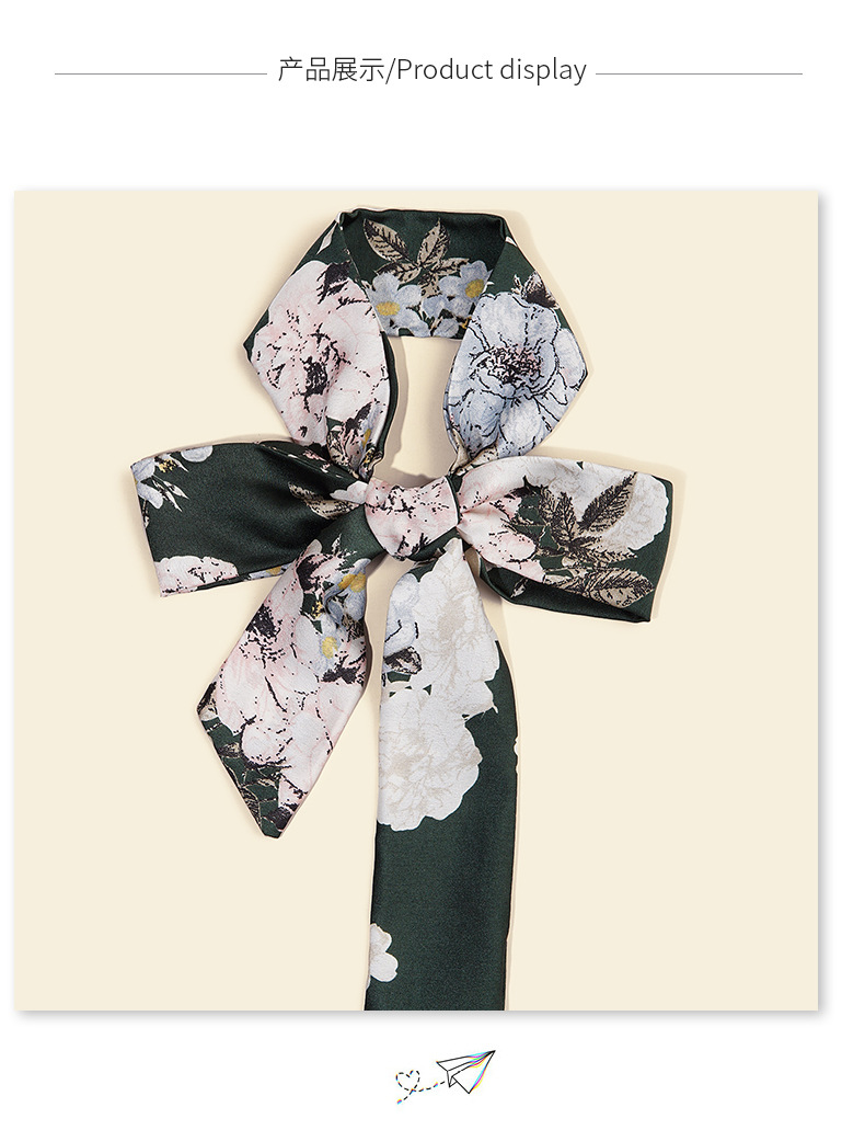 18g Weight Headwear Classification Wedding, Travel Occasion Flower Pattern Women'S Gender Printing Design Pink, Green Color Twist Braided Hair Retro Hair Ring 3