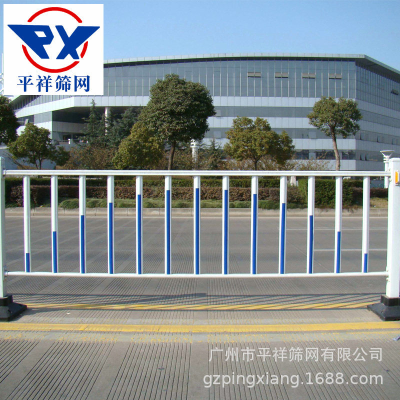 现货 市政护栏 城市中央道路隔离栏 市政交通分流栏 支持