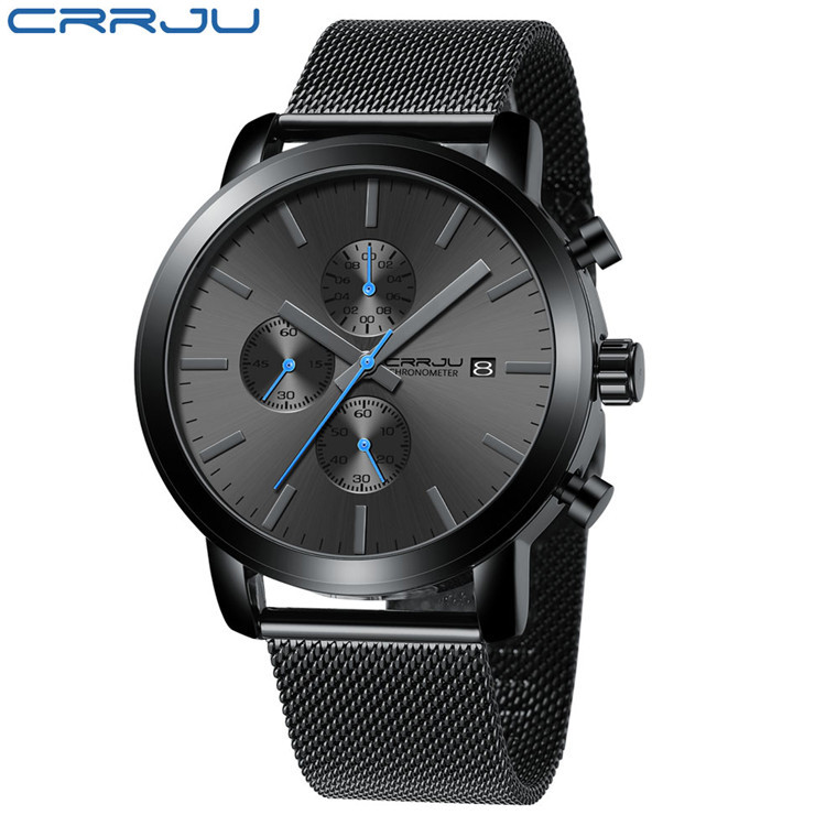CRRJU/Kajun 2287 reloj de hombre reloj casual de moda de negocios personalizado reloj de hombre reloj de estudiante calendario simple image 7