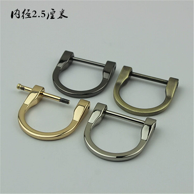 Багаж, кожаная сумка, фурнитура для сумки съемный винт внутренний диаметр 2,5 см Пряжка колбы подвижный винт D пряжка