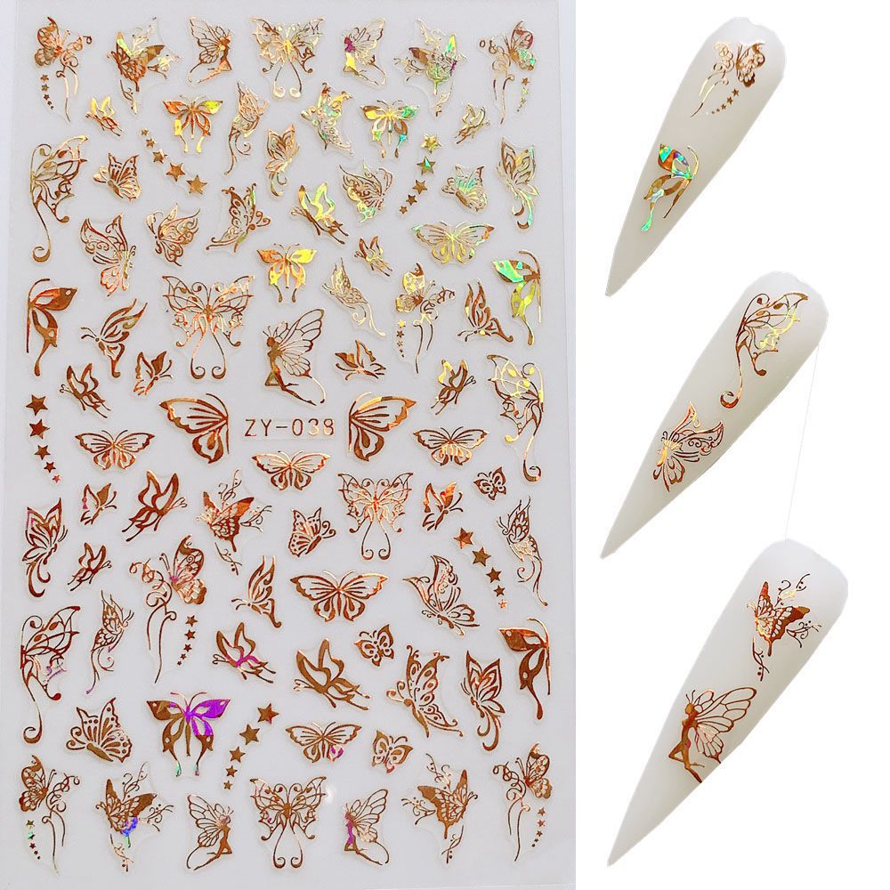 Mode Papillon Animaux Accessoires Pour Ongles 1 Jeu display picture 5