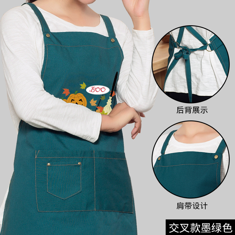 Cruz-verde oscuro-linterna de calabaza