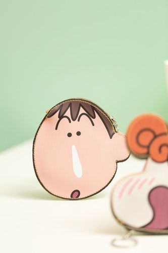 Cartoon Korean ins creative coin purse female cute crayon Shin-chan mini coin bag small hanging bag storage bag