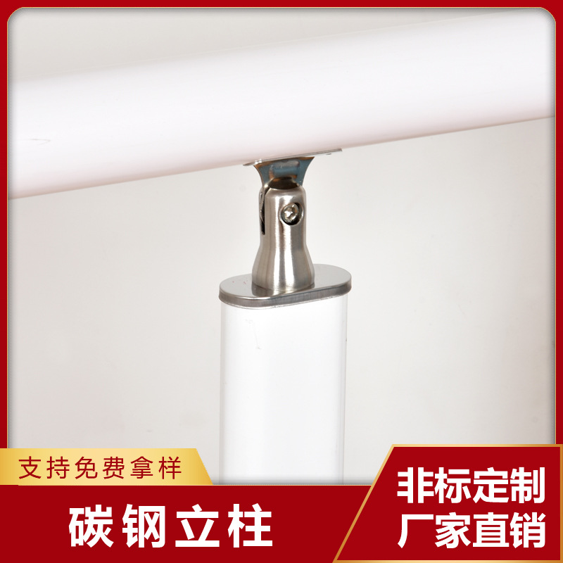 厂家批发扁圆立柱家装楼梯立柱碳钢楼梯立柱椭圆管楼梯立柱