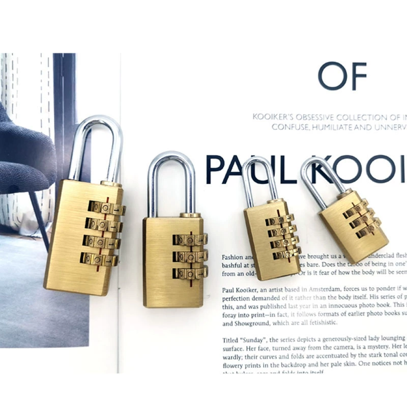 Замок чемодана Чистая медь Пароль замок шкафчик тренажерный зал Анти-кража анти-ржавчина домашний багаж пароль мини-замок