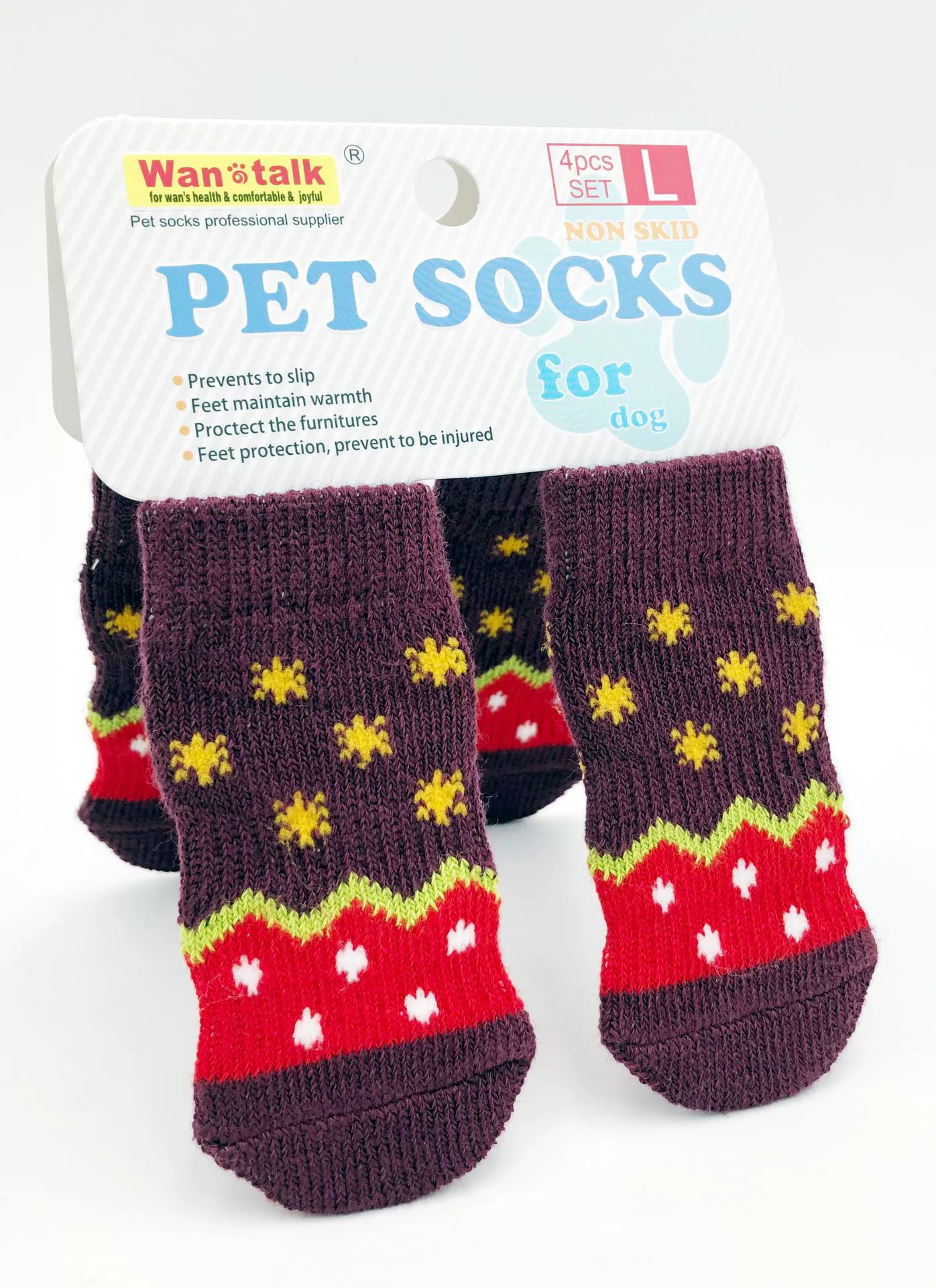 Водонепроницаемые носки для домашних животных нового поколения трехслойные эластичные носки для домашних животных, предотвращающие падение, носки для собак, износостойкие, противоскользящие