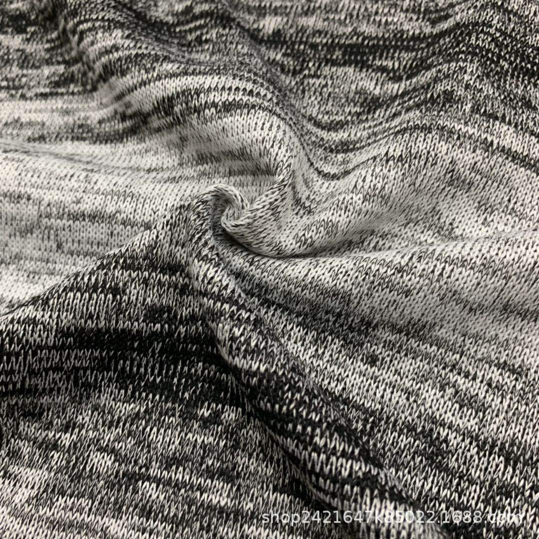 厂家供应   32S 渐变色粗针氨纶汗布