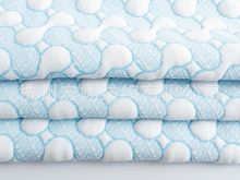 冰絲面料針織布空氣層提花布家紡面料乳膠床墊記憶枕頭床笠