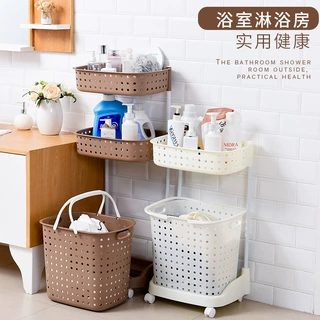 厂家批发多功能脏衣篮塑料镂空洗衣篮组合式浴室衣服玩具收纳筐