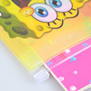 Cartoon pencil case PVC, transparent handheld storage system for elementary school students with zipper, custom made