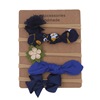 Children's cloth with bow, soft nylon headband, hair accessory, set, cards suitable for photo sessions, flowered