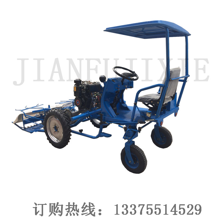 自走式三轮芦苇割捆机 收割机打捆机 四轮收割打捆机收割芦苇机械