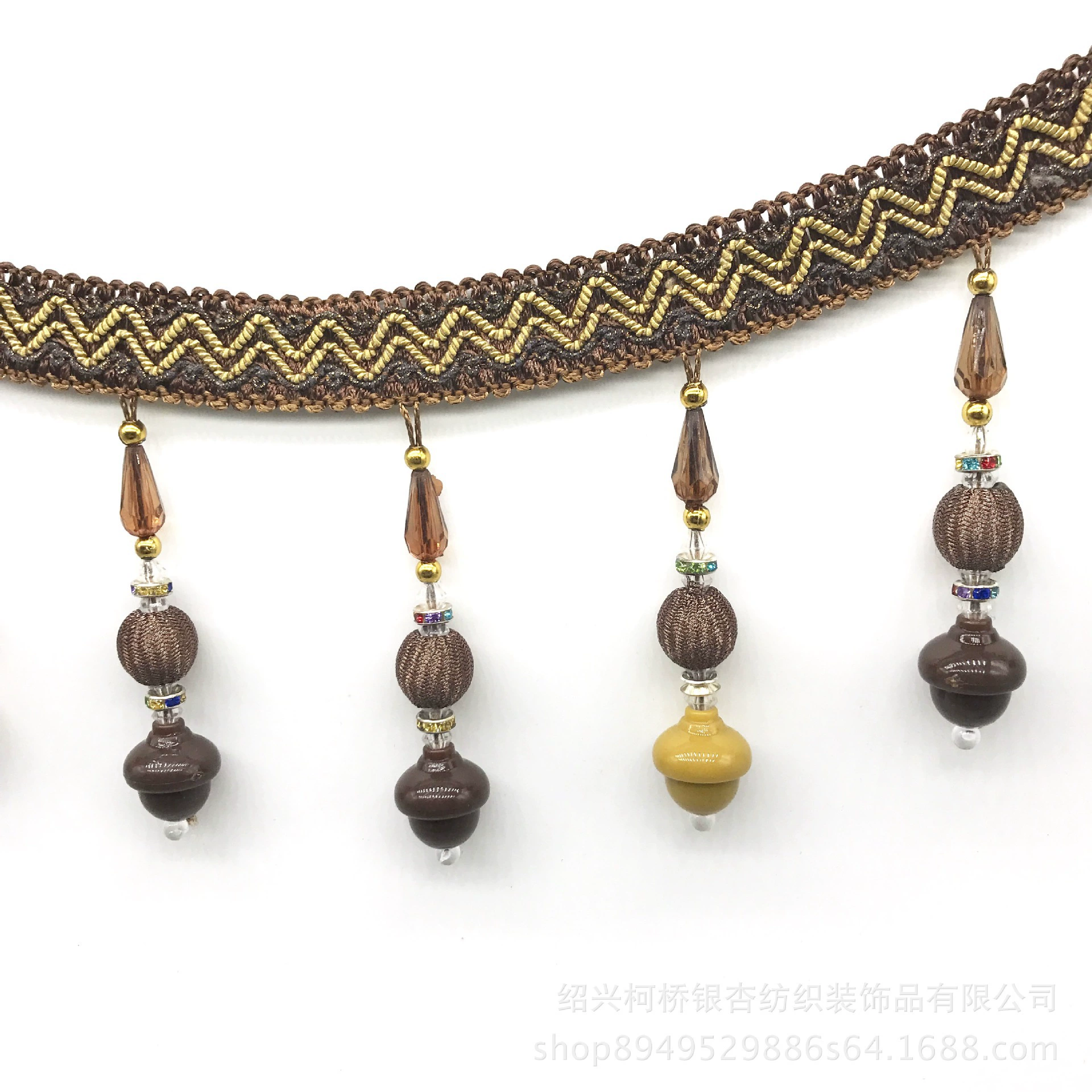 Cloth, high-end beads, 12m