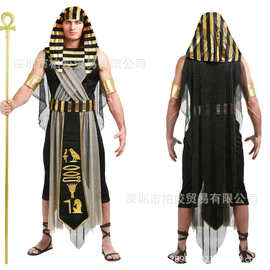 万圣节古埃及法老王子民服饰 古希腊中世纪战士服装  cosplay制服