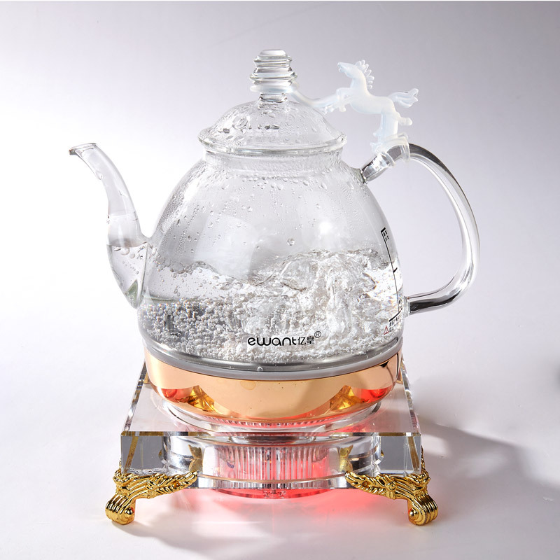 intelligence Electric teapot Glass Microcomputer kettle crystal automatic Kung Fu teapot electrothermal kettle Glass Kettle