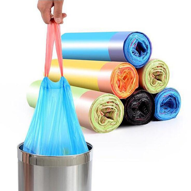 黑色通用垃圾袋垃圾袋家用清洁收纳塑料彩色UOX