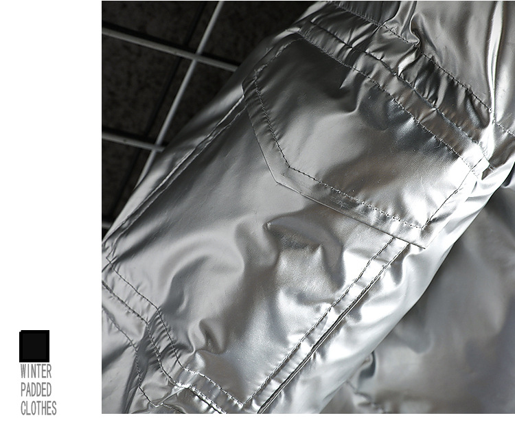 Heren puffer jacket met capuchon reflecterende afwerking winterjas_voghion.com