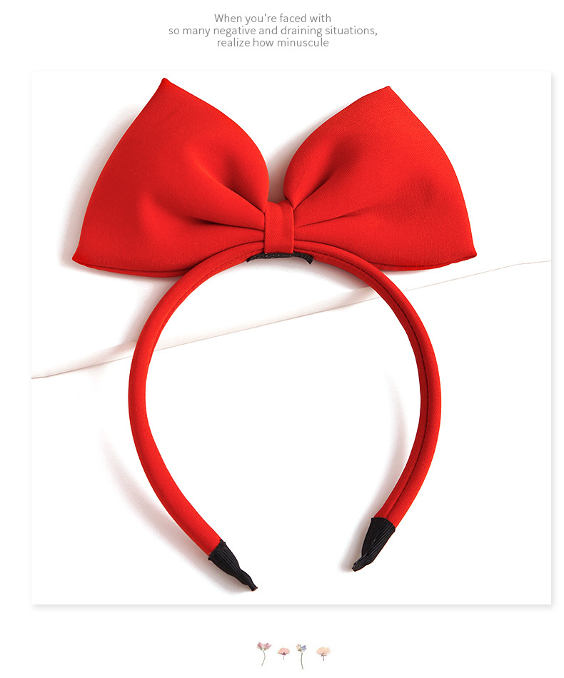 Three-dimensional Big Bow Hairband display picture 6