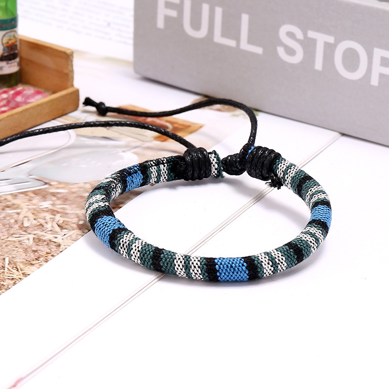 Ethnic Style Braided Simple Wild Colored Bracelet For Women Jewelry Nihaojewelry display picture 4