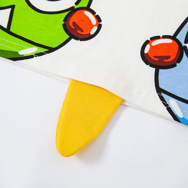 2024 Nuevo estilo coreano ropa para niños ropa de verano para niños bebé Camiseta de manga corta fabricantes de marcas de moda entrega de una sola pieza