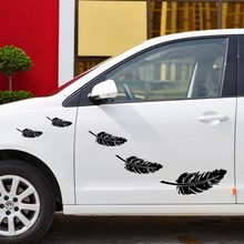 S-326 反光套装车贴羽毛贴纸遮划痕专用5.3