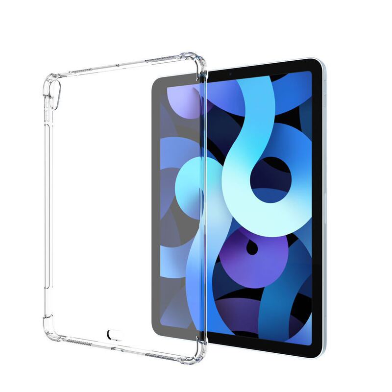 Suitable for 2020 ipad AIR4 transparent 10.9 protective case four-corner airbag protective case mini6 anti-drop soft case