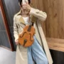 外贸新款仿真pu斜挎包