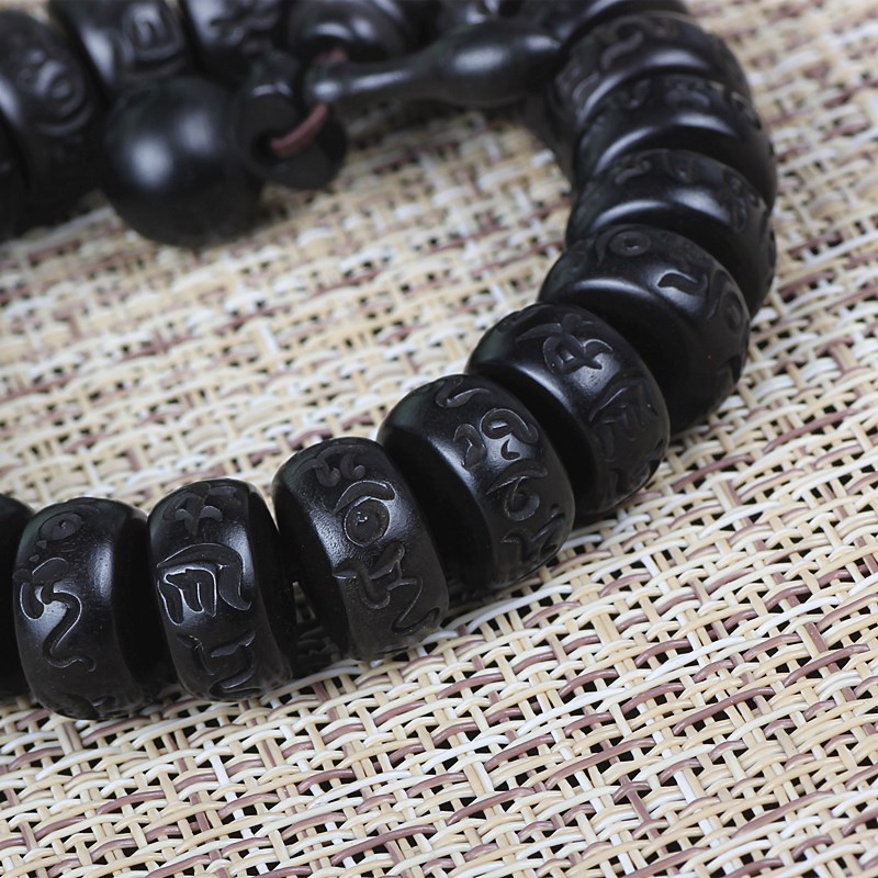Nuovo Qiyi Stile Etnico Naturale Fulmine Data Legno Buddha Braccialetti con perline Braccialetti con perline Buddha all'ingrosso Aliexpress Artigianato in legno_voghion.com