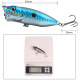 Small Popper Fishing Lures 65mm 10.5g Hard Plastic Baits Fresh Water Bass Swimbait Tackle Gear