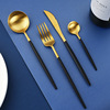 Scandinavian tableware stainless steel, spoon, set, 4 piece set, internet celebrity, Birthday gift