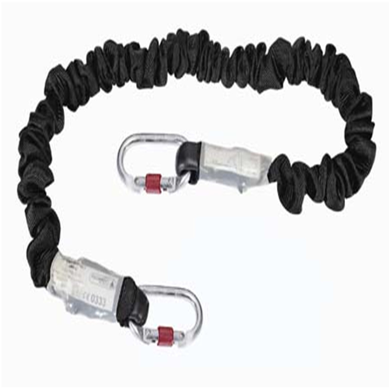 代尔塔504230减震绳 SECUREX单大钩缓冲绳 高空防坠落减震带批发