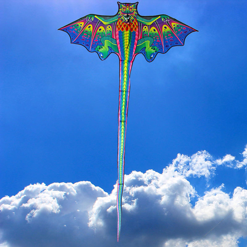 2020 cometa para niños nuevos al por mayor HD impresión en caliente pterosaurus Flying Dragon Cartoon buen vuelo Weifang kite fabricante