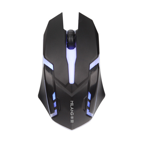 Milang M3 luminous wired mouse usb notebook game luminous e-sports mouse colorful breathing light cross-border