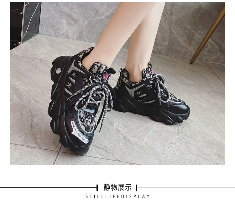 Chaussures de sport femme en cuir véritable - Ref 3435327 Image 33