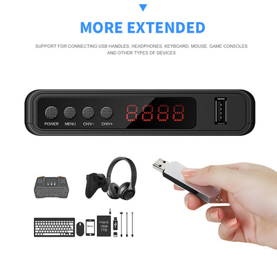 俄语现货DVB-T2俄罗斯高清数字 机顶盒地面数字DVB-T2 HD厂家直销