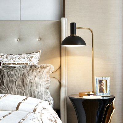 后现代创意个性全铜书房书桌台灯北欧简约轻奢办公桌卧室床头灯具|ms