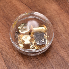 水立方球形音樂盒亞克力音樂盒  仿真八樂盒創意工藝禮品多曲選擇