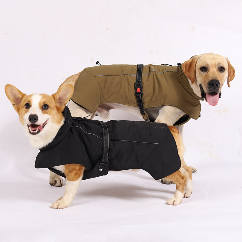 2020 new pattern waterproof Rab Lhatog Corgi waterproof cotton-padded clothes Dog coat