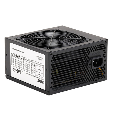 鑫桂盟航尊450静音台式机电脑电源额定300W静音背线ATX主机电源|ru