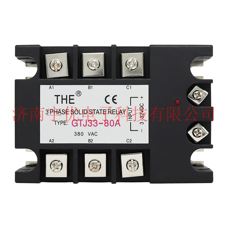 THE无锡天豪 GTJ33-80A 三相交流固态继电器 380V 全新原装