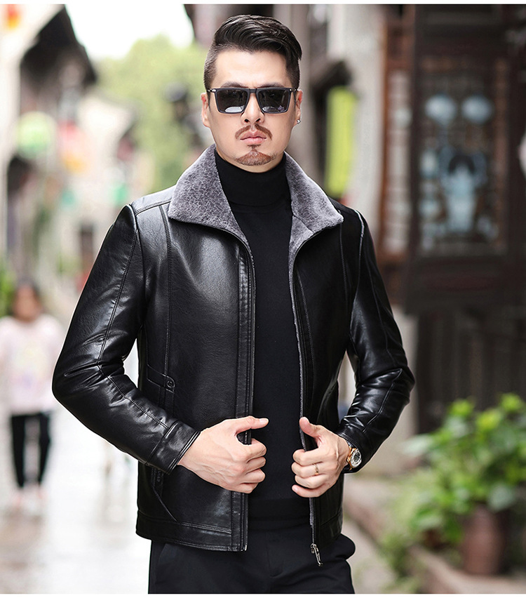 Veste en cuir homme - Ref 3443780 Image 22