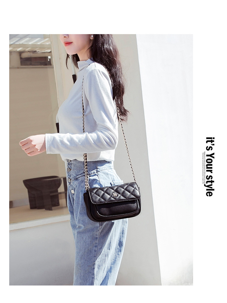 Fashion Rhombus Messenger Small Square Bag display picture 11