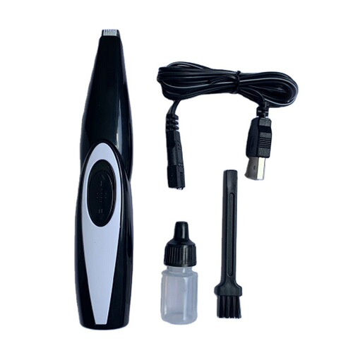 Pet Grooming Hair Trimmer, Pet Comb Hair Cutter with Foot Carving for Cats and Dogs, Electric Pet Hair Shaver