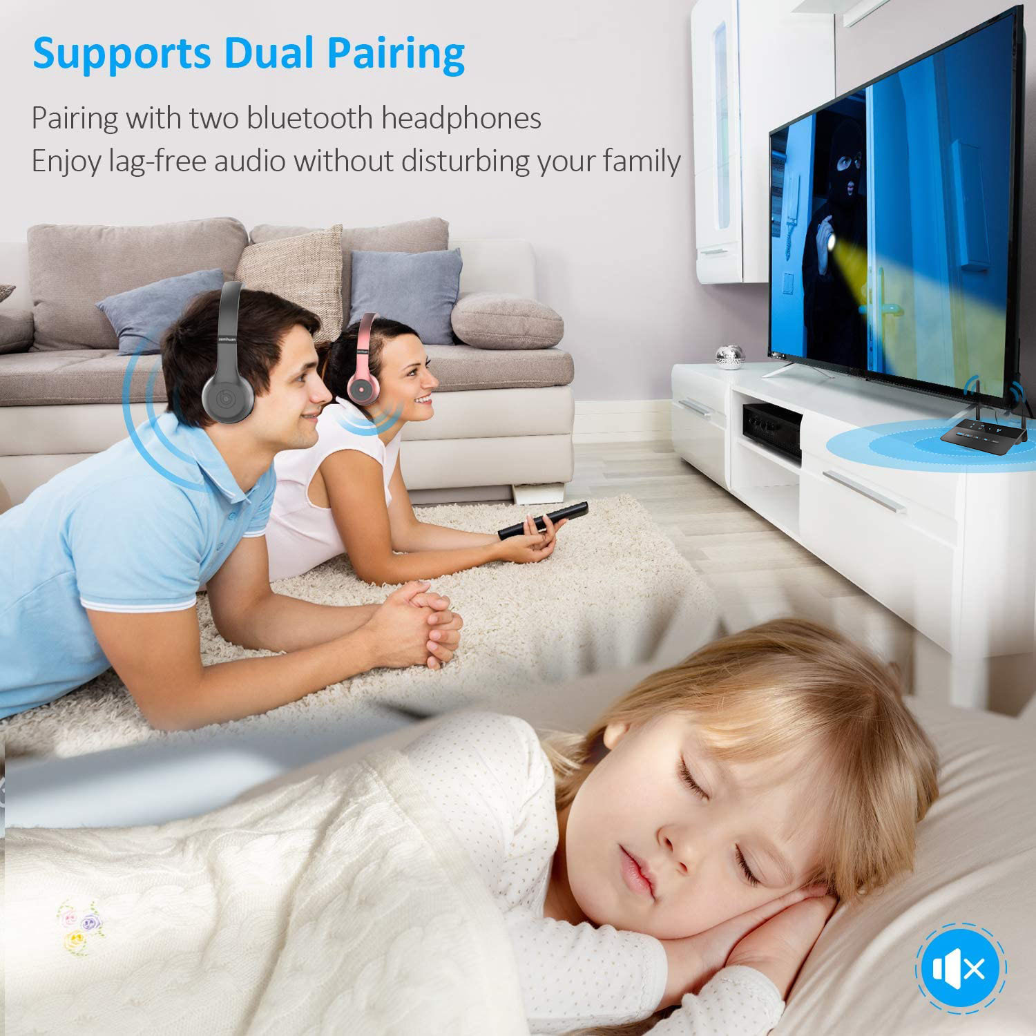 Bluetooth 5.0 Transmitter Receiver For Tv And Pc Audio Adapter_voghion.com