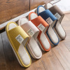 Non-slip universal slippers indoor, cotton and linen