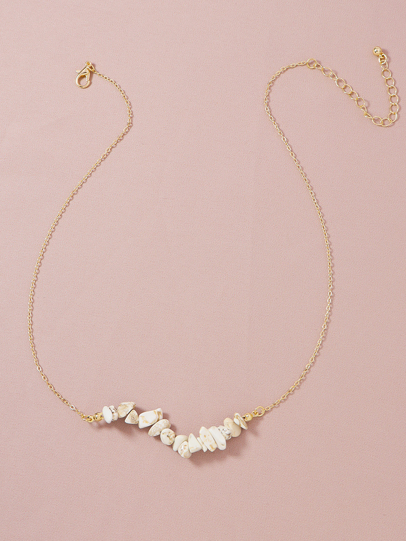 Hot Selling Fashion Jewelry Crushed Stone womenu0027s Necklace