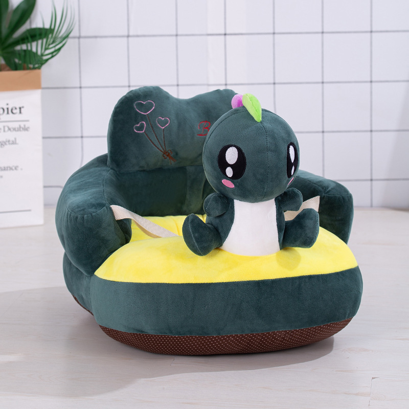 Al por mayor de los niños pequeño sofá asiento de dibujos animados bebé aprendizaje Silla de peluche de juguete bebé asiento de seguridad regalo de cumpleaños
