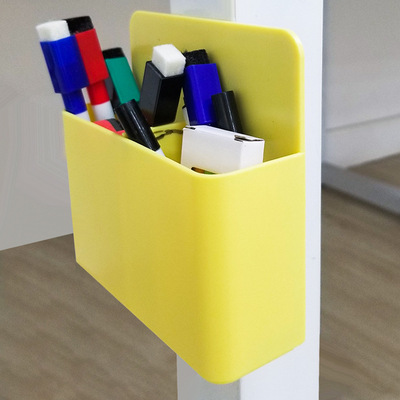 工厂直销 磁性收纳盒笔筒笔袋黑板擦粉笔盒磁性置物挂式收纳袋|ms